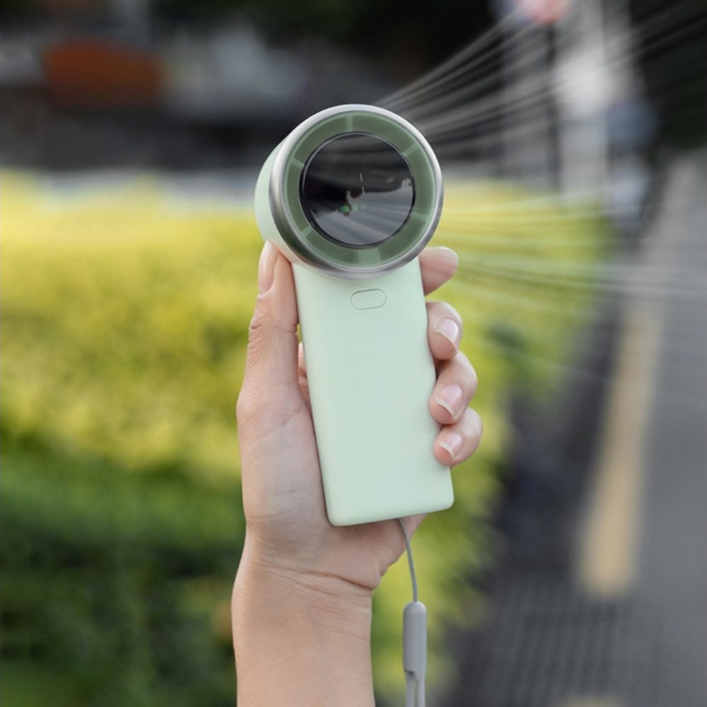 Ручной беспроводной вентилятор GXQC N603, зелений