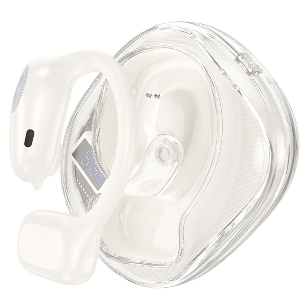 Бездротові навушники Hoco EA3 открытые TWS milky white | беспроводные наушники