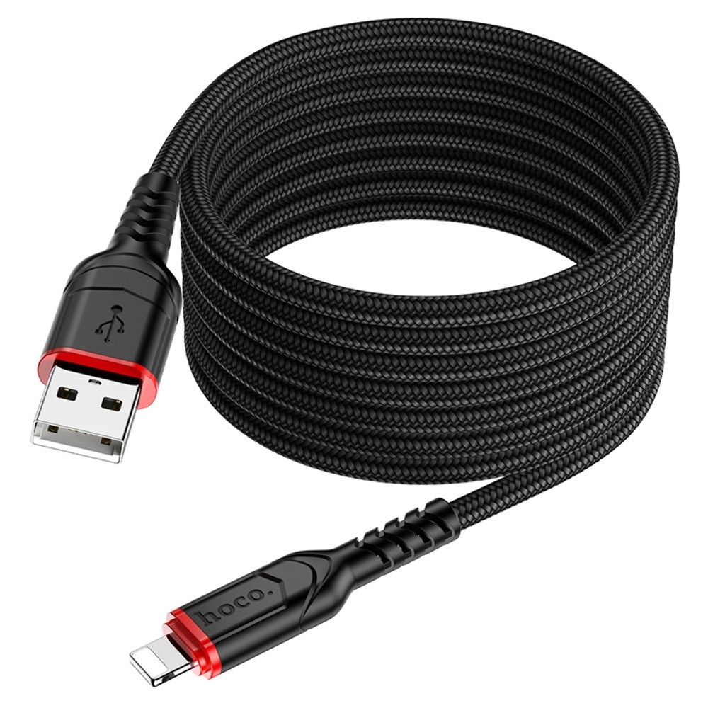 Кабель Hoco X59 USB to Lightning 2m black