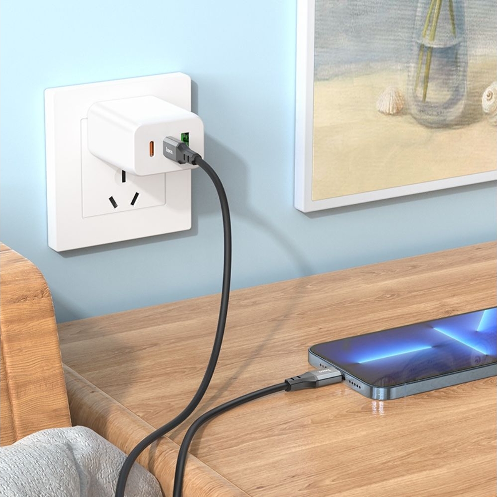 Кабель Hoco X92 Type-C to Lightning PD 3m black