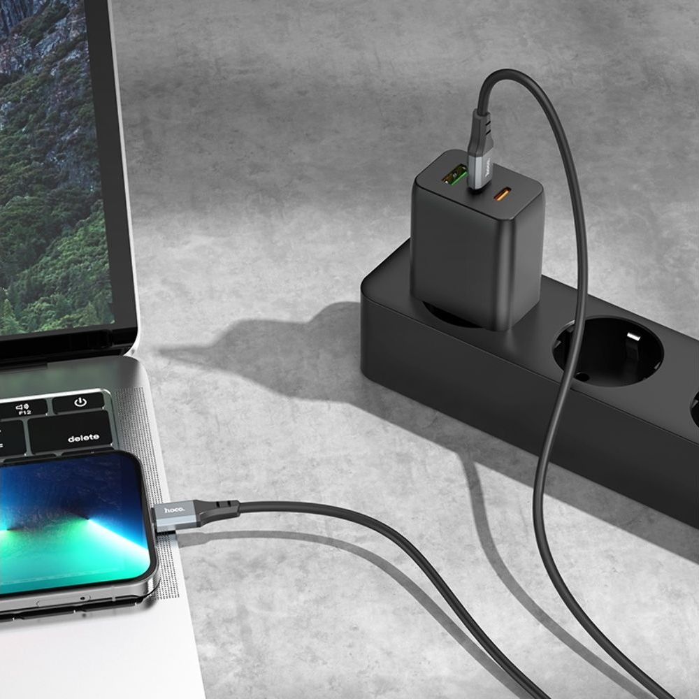 Кабель Hoco X92 Type-C to Lightning PD 3m black