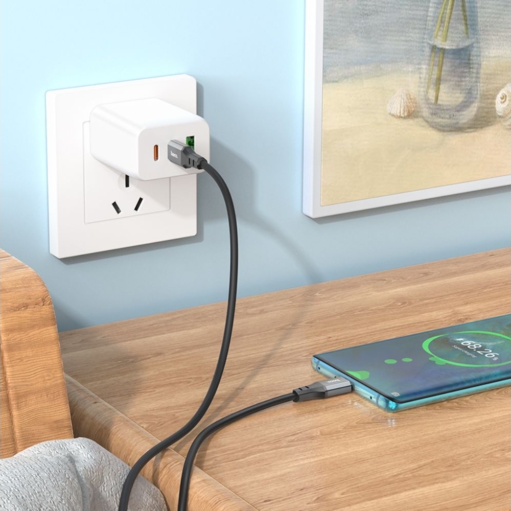 Кабель Hoco X92 Type-C to Type-C PD 60W 3m black