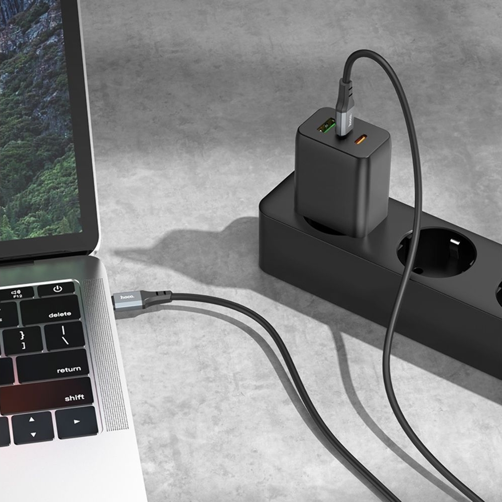 Кабель Hoco X92 Type-C to Type-C PD 60W 3m black