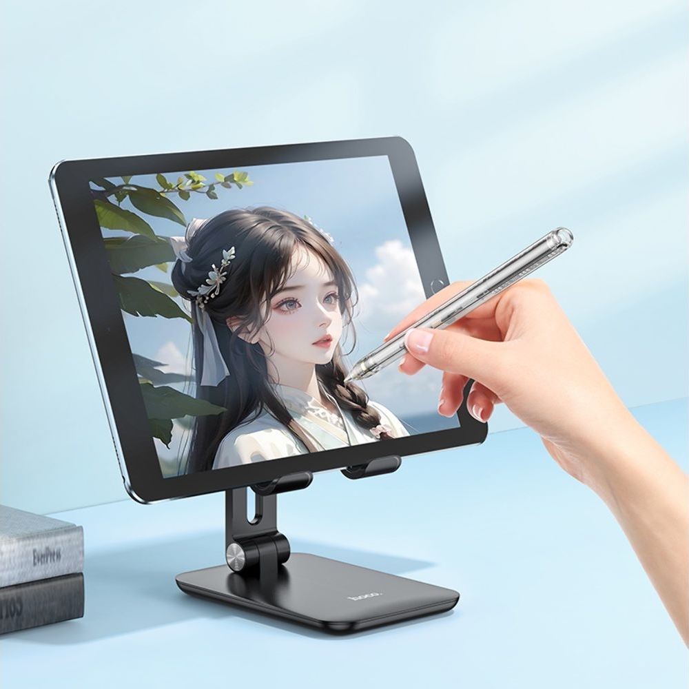 Стилус ёмкостный Hoco GM110 с активной панелью transparent