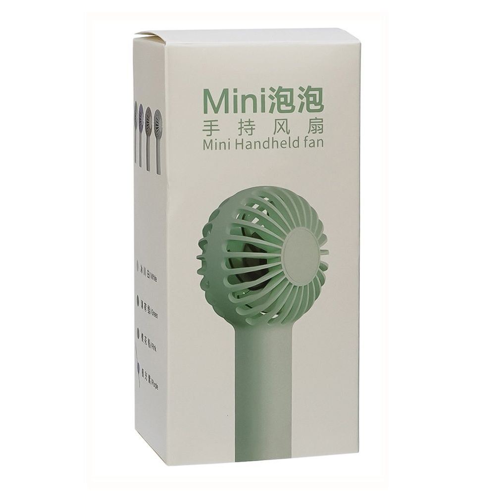 Ручной беспроводной вентилятор GXQC DC03, зелений