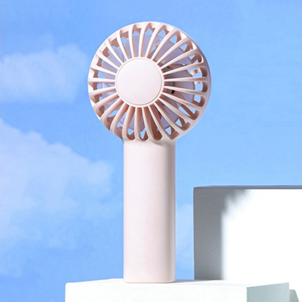Ручной беспроводной вентилятор GXQC DC03, рожевий