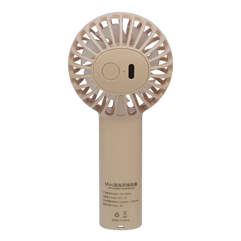 Ручной беспроводной вентилятор GXQC DC03, рожевий