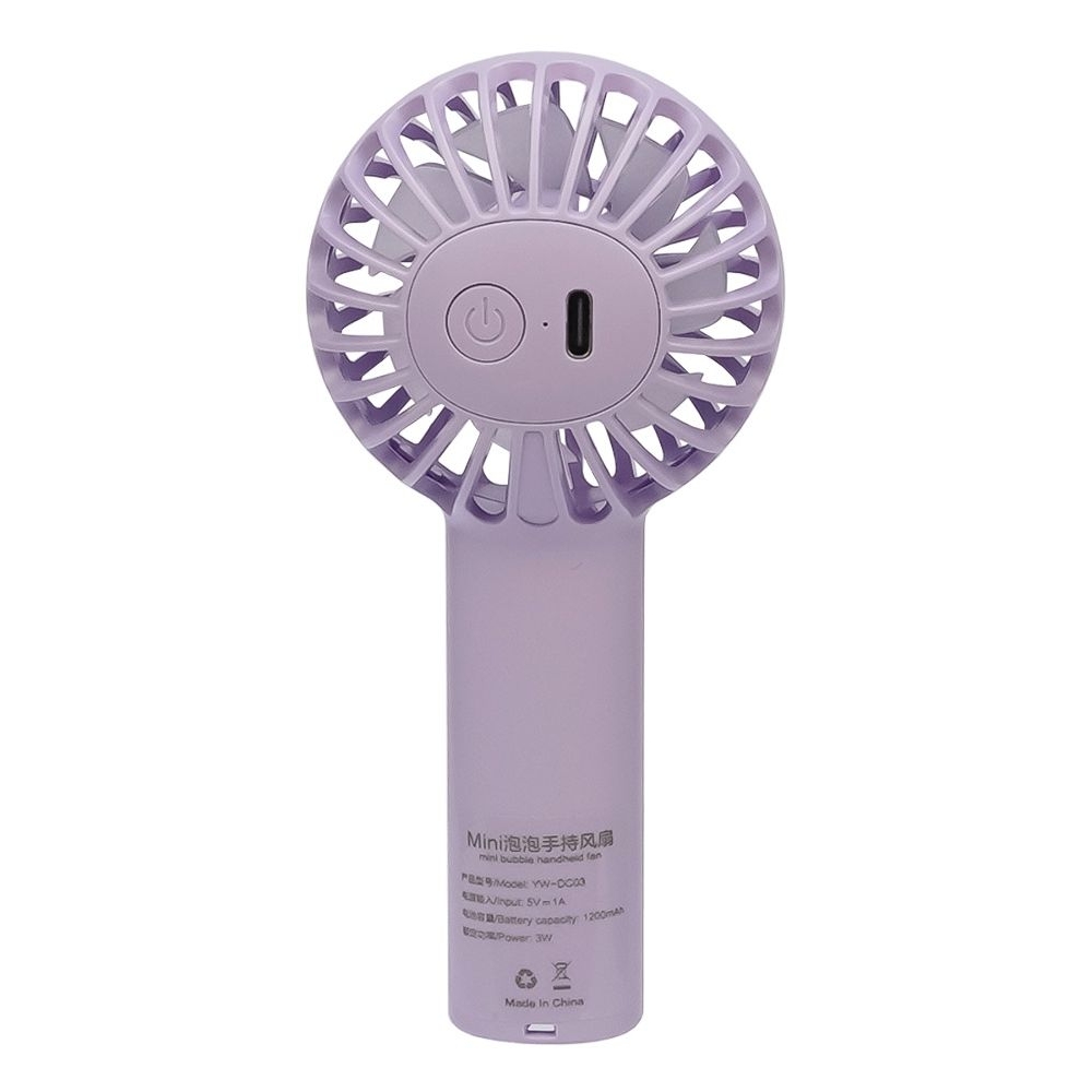 Ручной беспроводной вентилятор GXQC DC03, фіолетовий