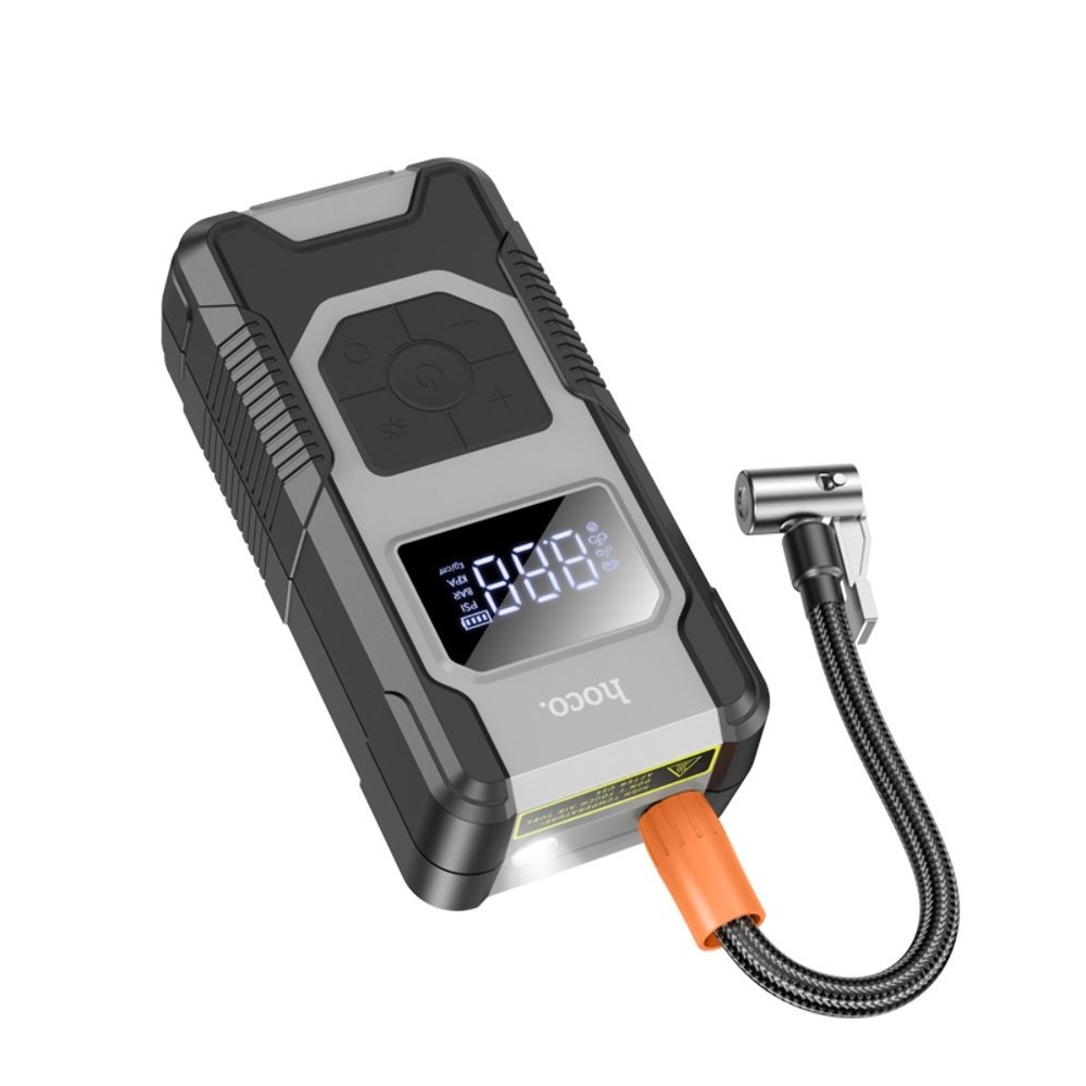 Автомобильный портативный воздушный насос Hoco DPH04, чорний