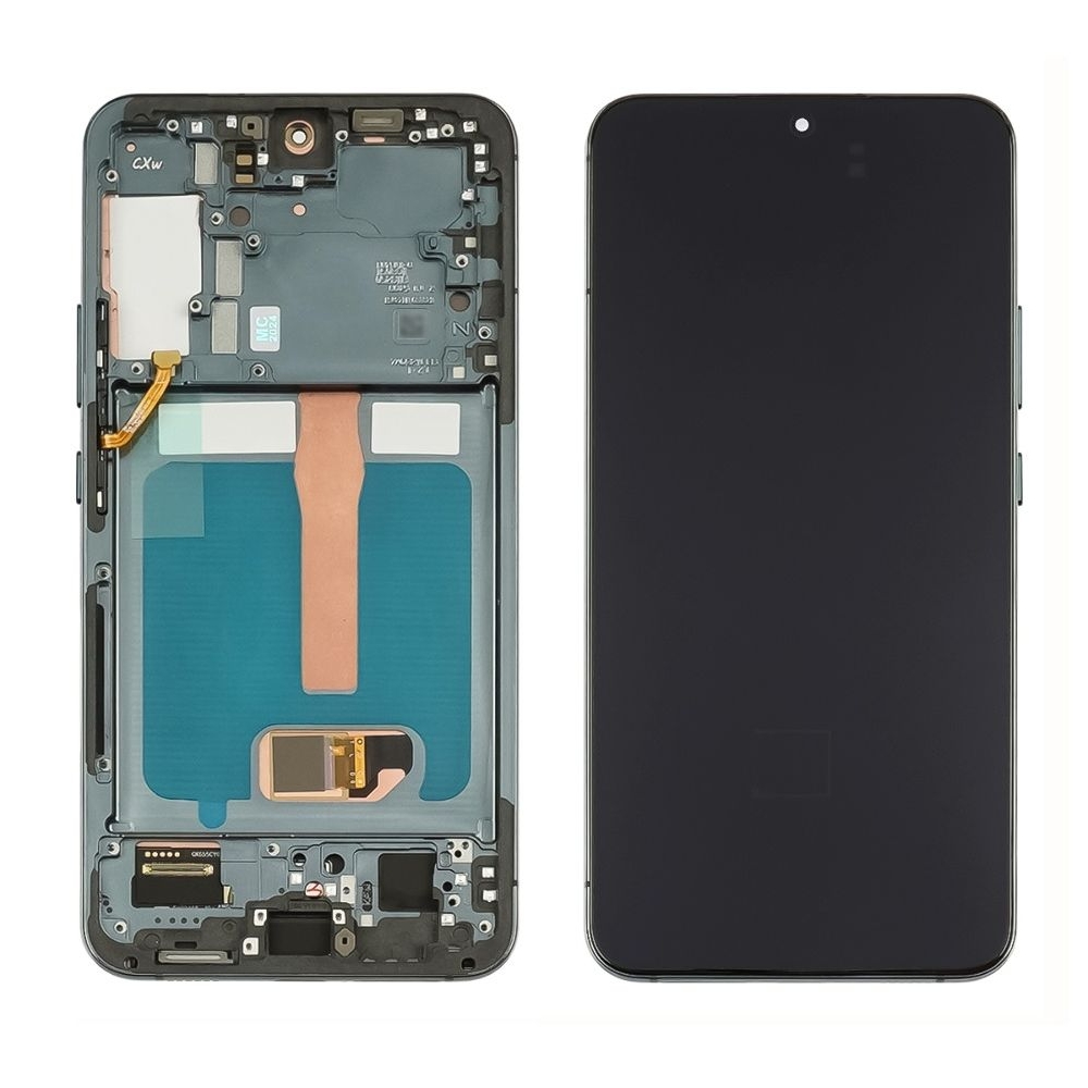 Дисплей Samsung SM-S906 Galaxy S22 Plus, зелений | з тачскріном | в передній панелі | High Copy, OLED | дисплейный модуль, экран