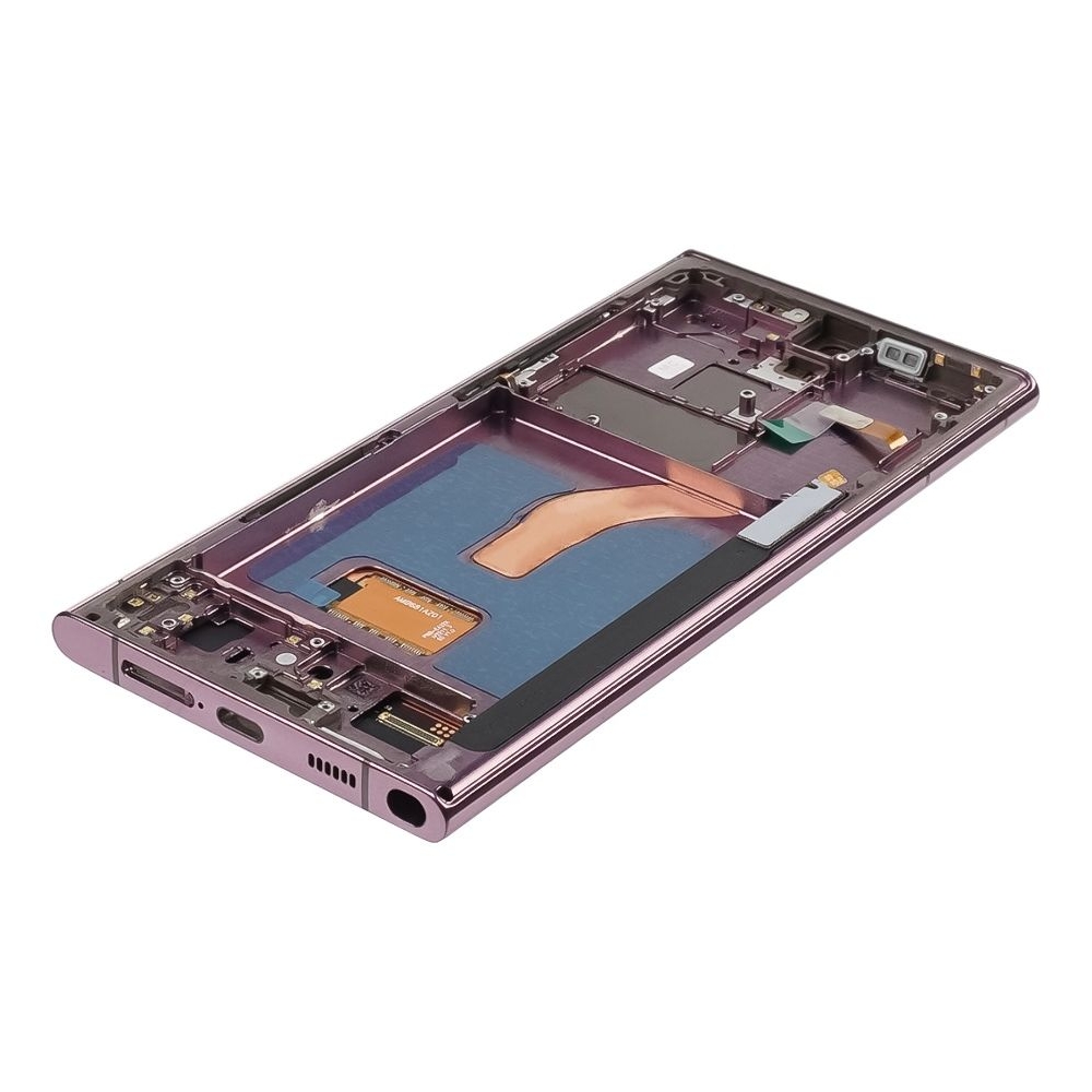 Дисплей Samsung SM-S908 Galaxy S22 Ultra, фіолетовий | з тачскріном | в передній панелі | High Copy, OLED, на версії Android 14 і вище працювати не буде! | дисплейный модуль, экран
