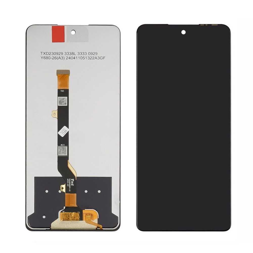 Дисплей Tecno Pova 6 Neo (LI6), чорний | з тачскріном | High Copy | дисплейный модуль, экран