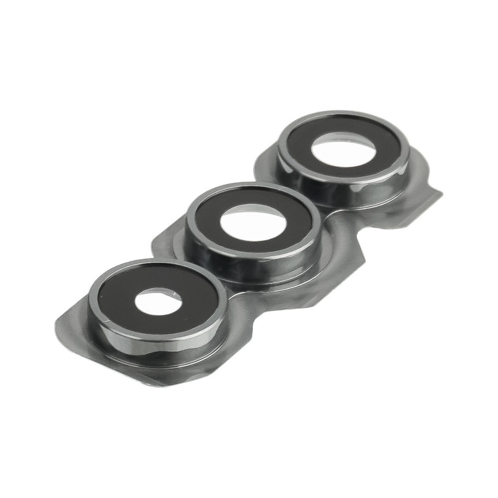 Стекло камеры для Samsung SM-A545 Galaxy A54 с серебристой рамкой