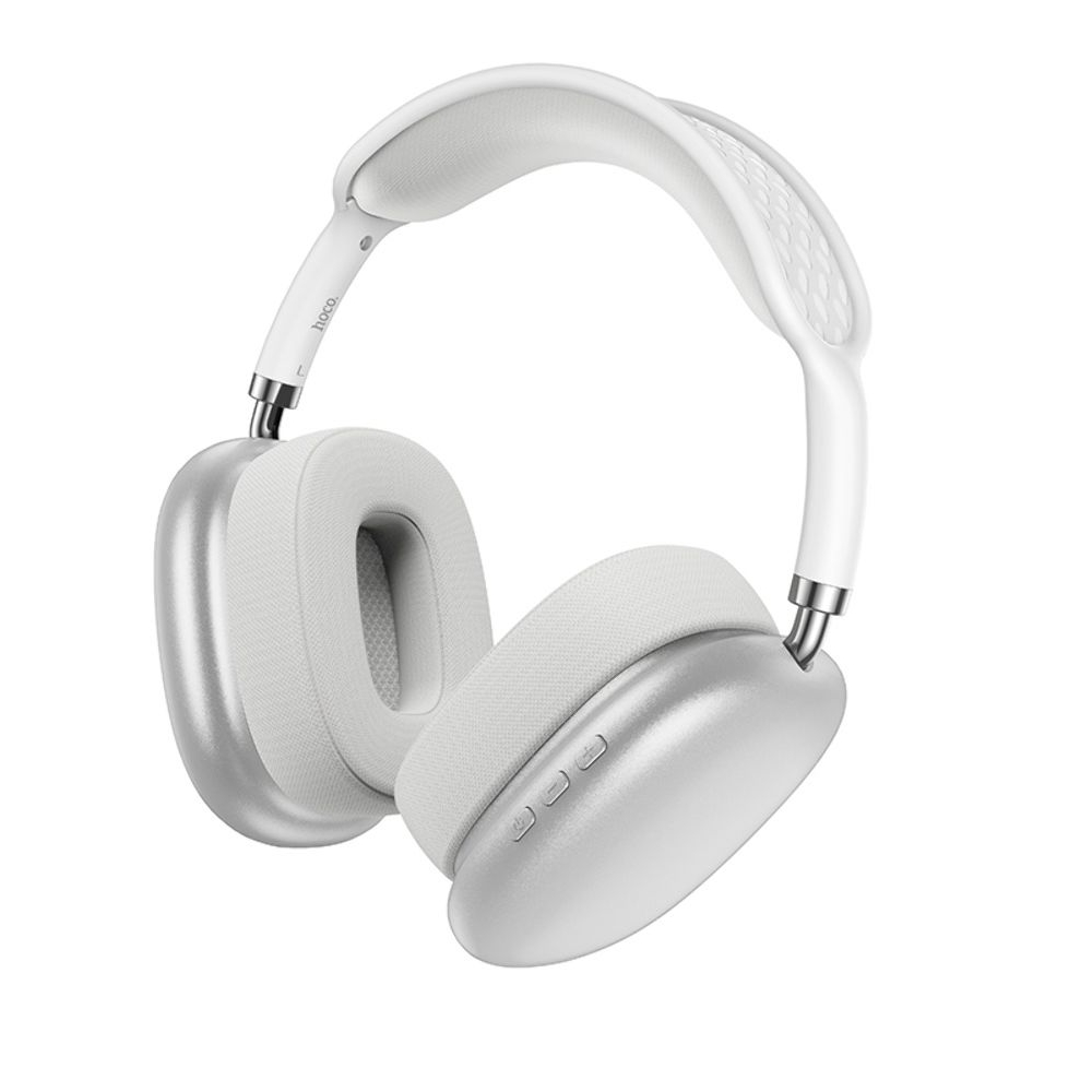 Беспроводные наушники Hoco ESD15 накладные silver