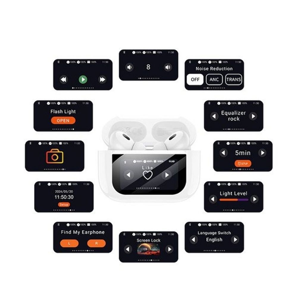 Беспроводные TWS наушники Hoco DES42 вакуумные white