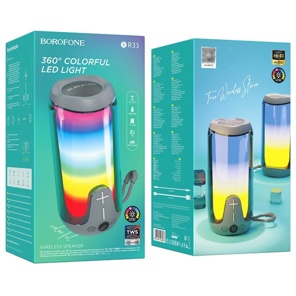 Колонка Borofone BR33 gray