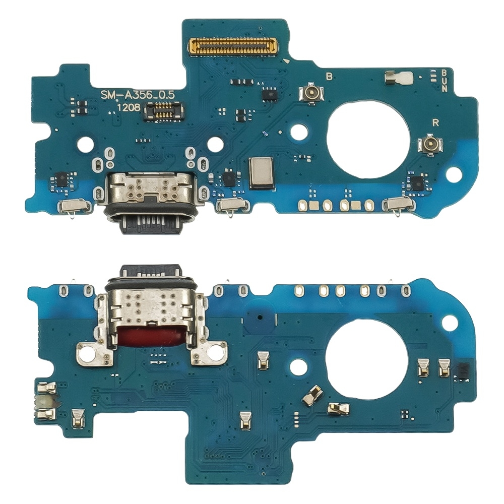 Плата зарядки Samsung SM-A356 Galaxy A35, шлейф коннектора зарядки, с микрофоном, High Copy