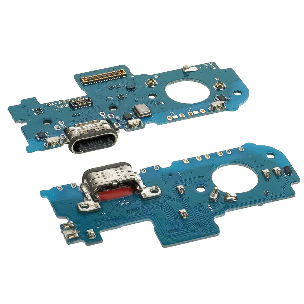 Плата зарядки Samsung SM-A356 Galaxy A35, шлейф коннектора зарядки, с микрофоном, High Copy