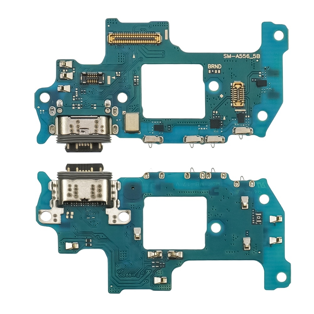 Плата зарядки Samsung SM-A556 Galaxy A55, шлейф коннектора зарядки, с микрофоном, High Copy
