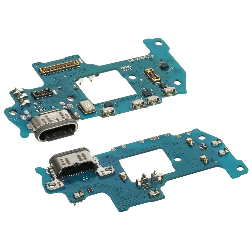 Плата зарядки Samsung SM-A556 Galaxy A55, шлейф коннектора зарядки, с микрофоном, High Copy