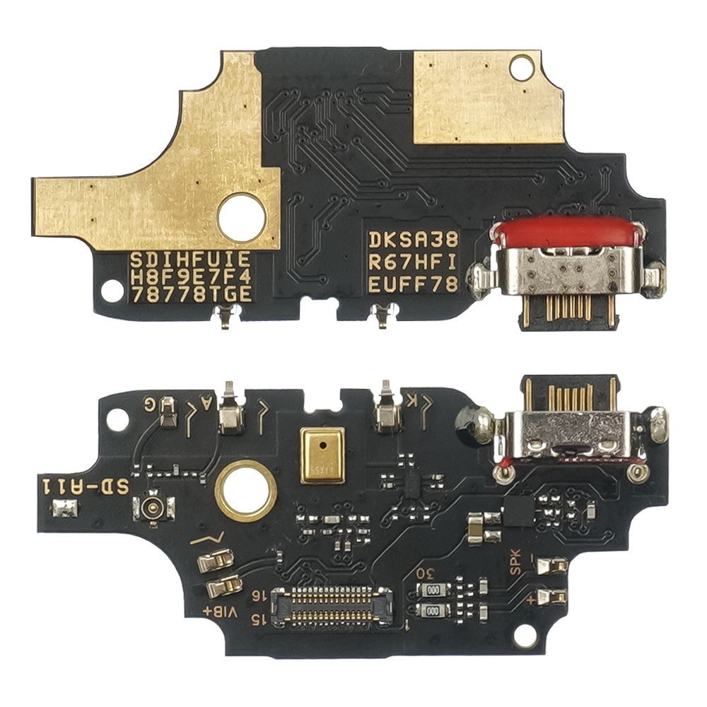 Плата зарядки Umidigi A11, шлейф коннектора зарядки, с микрофоном, High Copy
