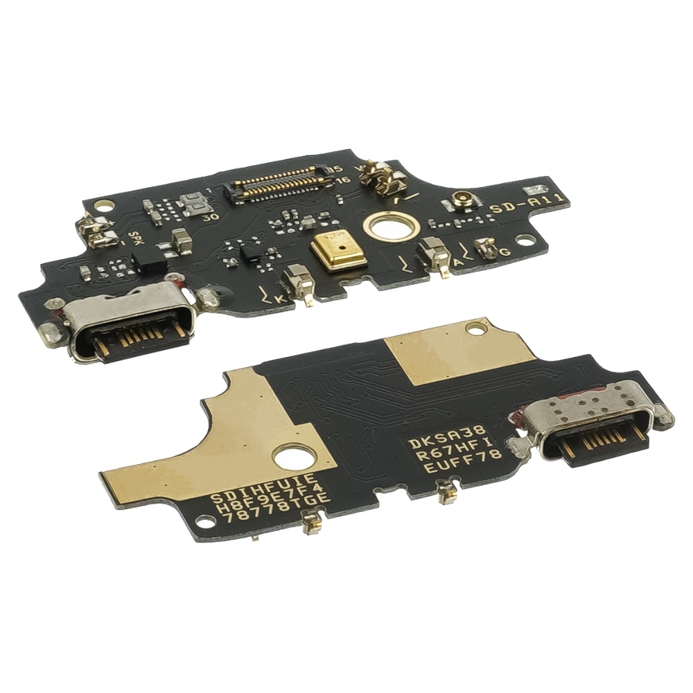 Плата зарядки Umidigi A11, шлейф коннектора зарядки, с микрофоном, High Copy