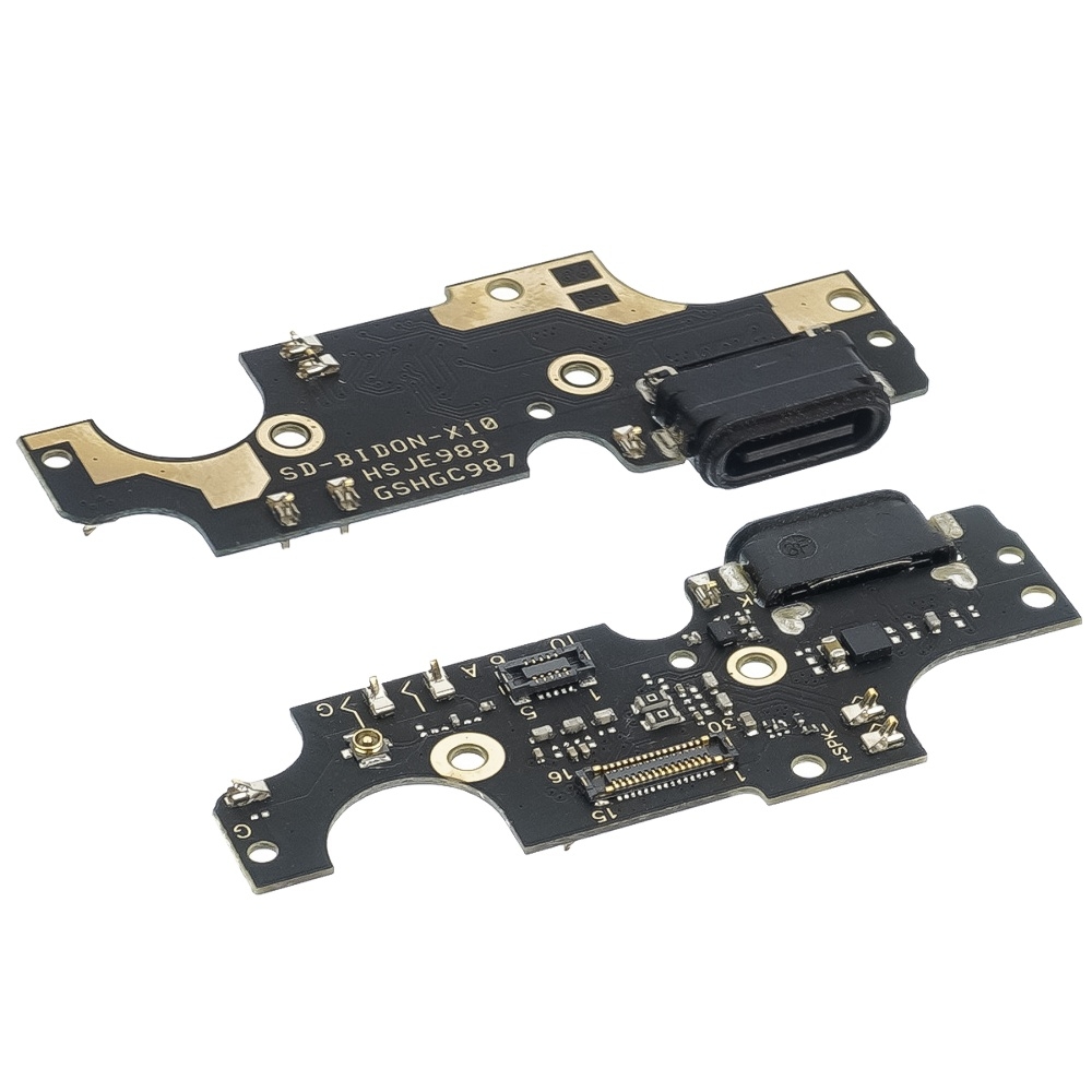 Плата зарядки Umidigi Bizon X10, шлейф коннектора зарядки, с микрофоном, High Copy