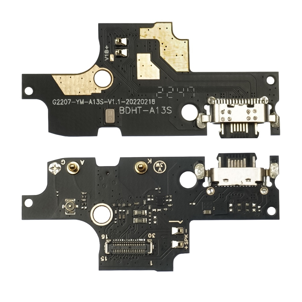 Плата зарядки Umidigi F3s, шлейф коннектора зарядки, с микрофоном, High Copy