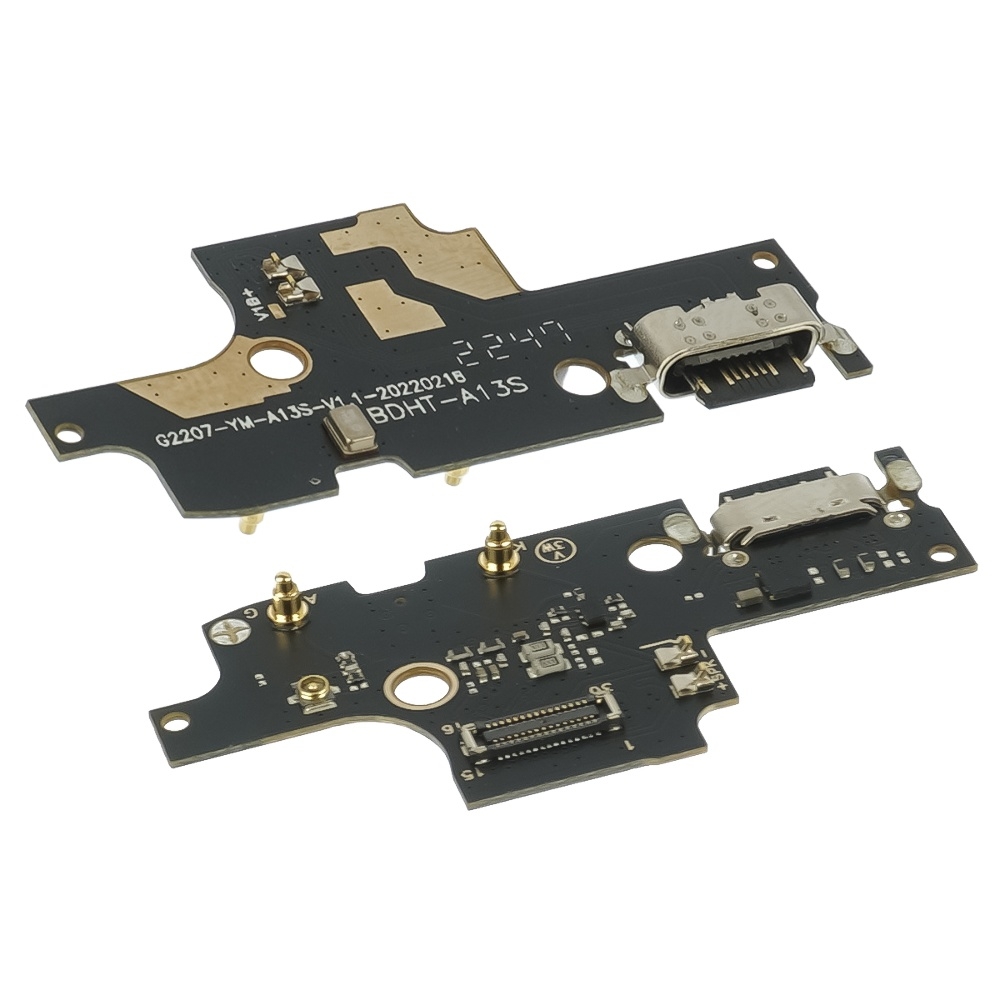 Плата зарядки Umidigi F3s, шлейф коннектора зарядки, с микрофоном, High Copy