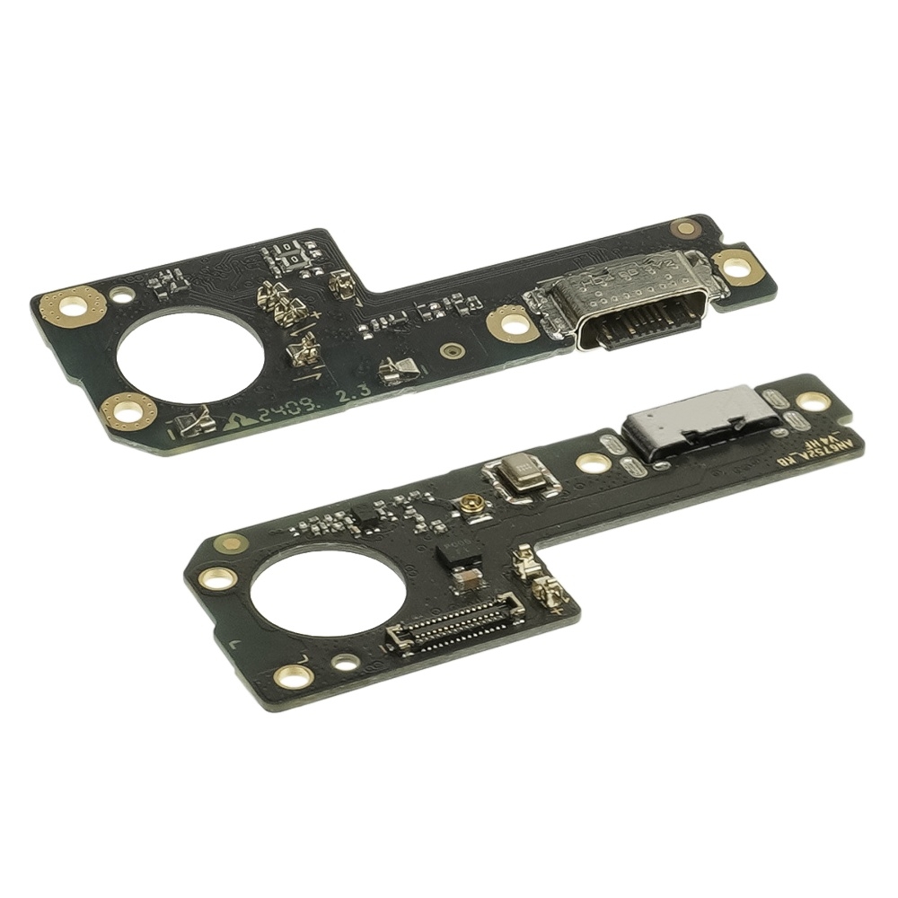 Плата зарядки Xiaomi Redmi Note 13, 2312DRAABG, 2312DRAABI, шлейф коннектора зарядки, с микрофоном, High Copy