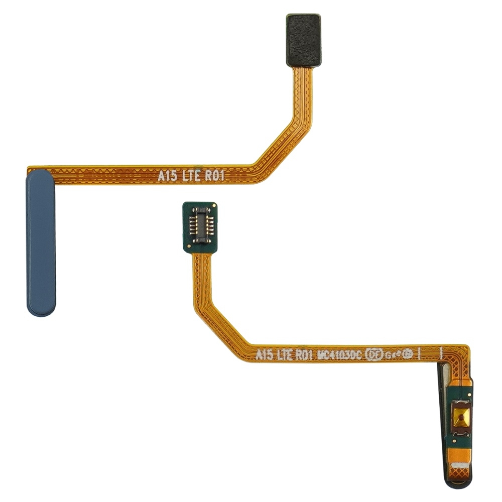 Шлейф Samsung SM-A156 Galaxy A15 с синим сканером отпечатка пальца