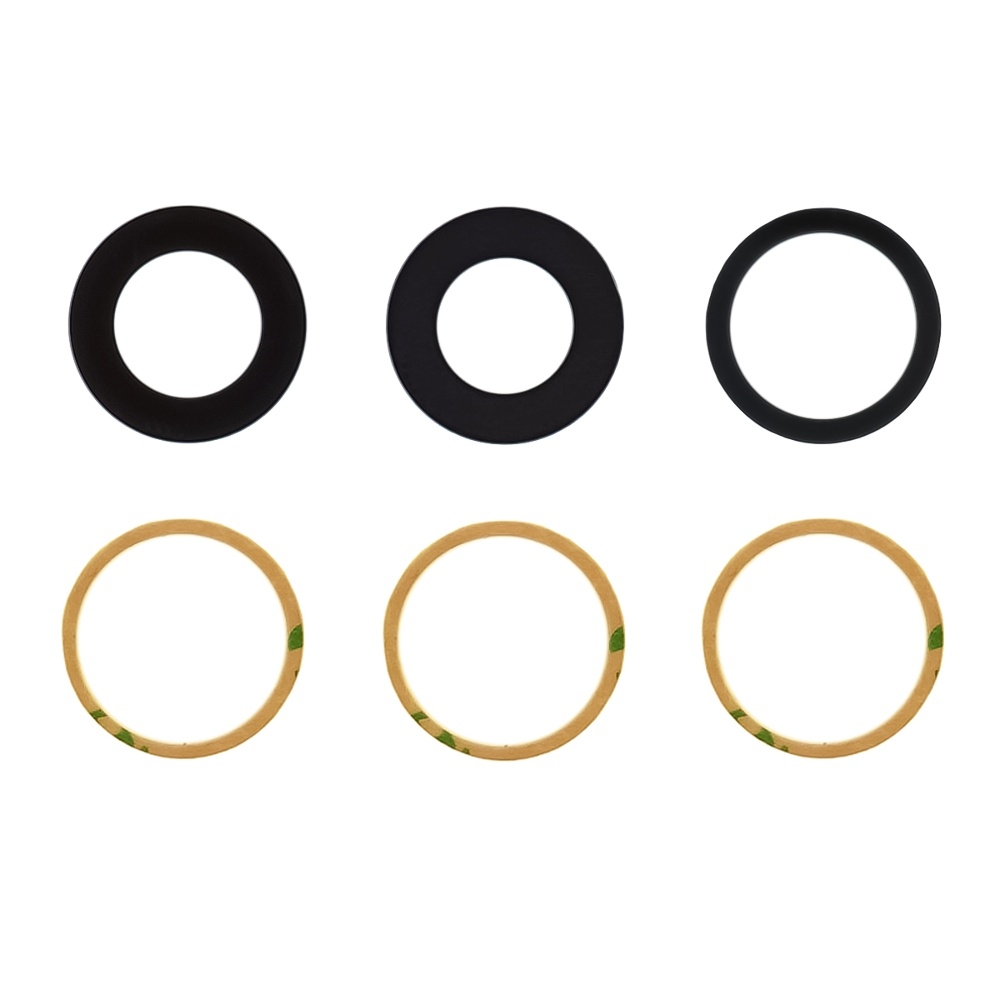 Стекло камеры для Apple iPhone 15 Pro Max (комплект 3 шт.) Original