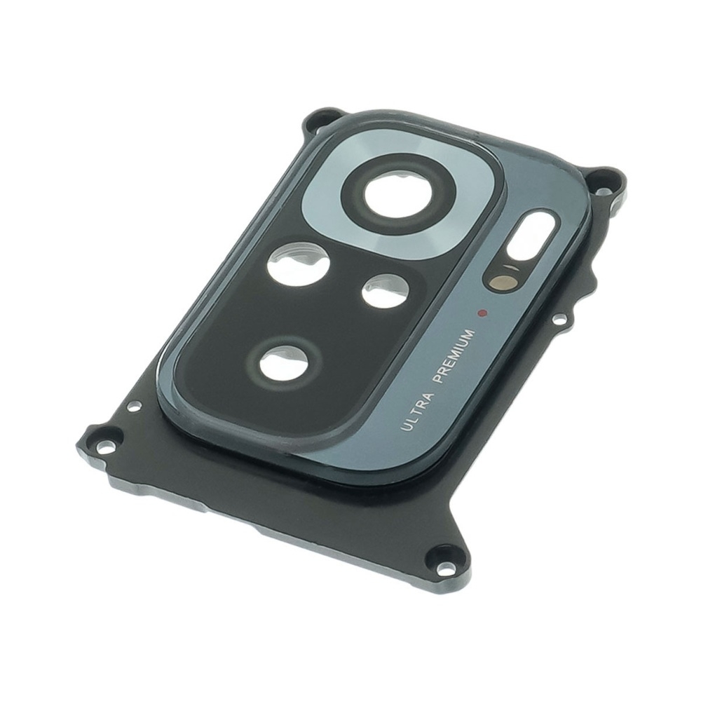 Стекло камеры для Xiaomi Note 10/ Note 10s с чёрной рамкой