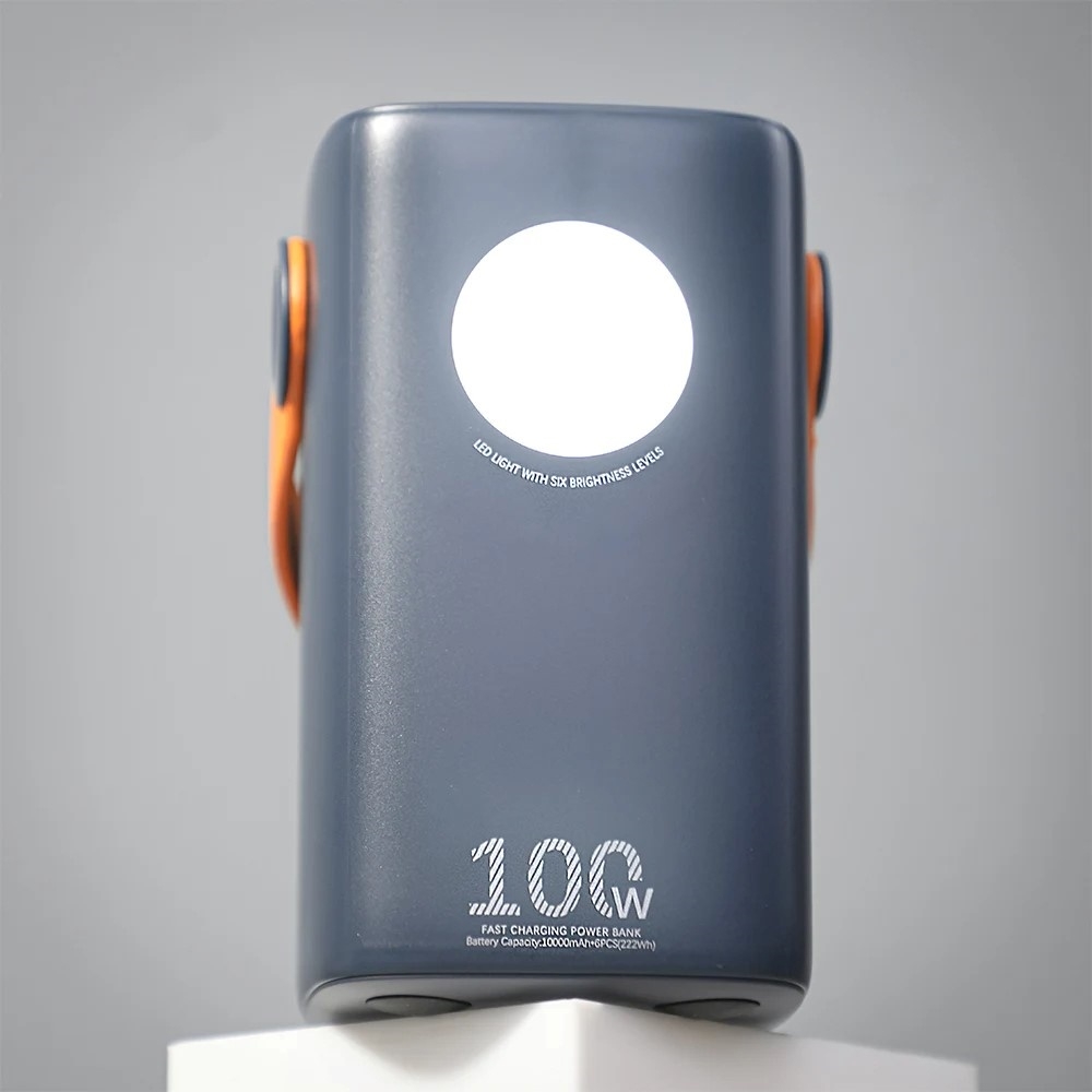 Power bank Remax RPP-100, 60000 mAh, 22.5 Вт, Power Delivery (100 Вт), Quick Charge 3.0, синій