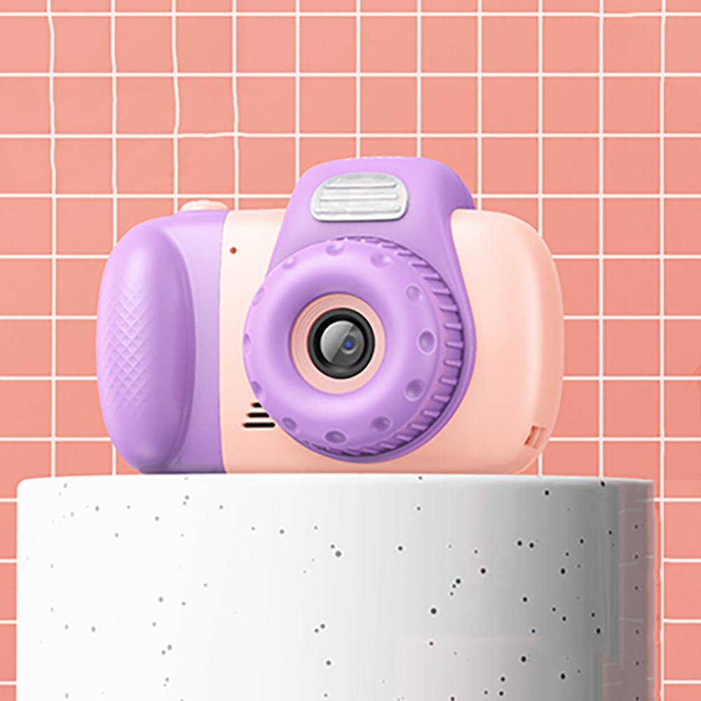 Детский фотоаппарат Hoco DV201 с двумя камерами pink