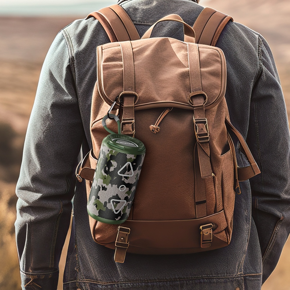 Портативная Bluetooth колонка Borofone BR37 camouflage green