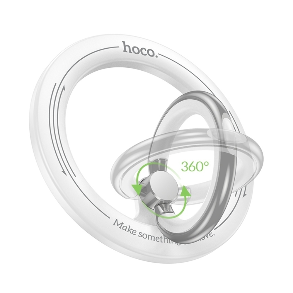 Автодержатель Hoco GH1 магнитный white