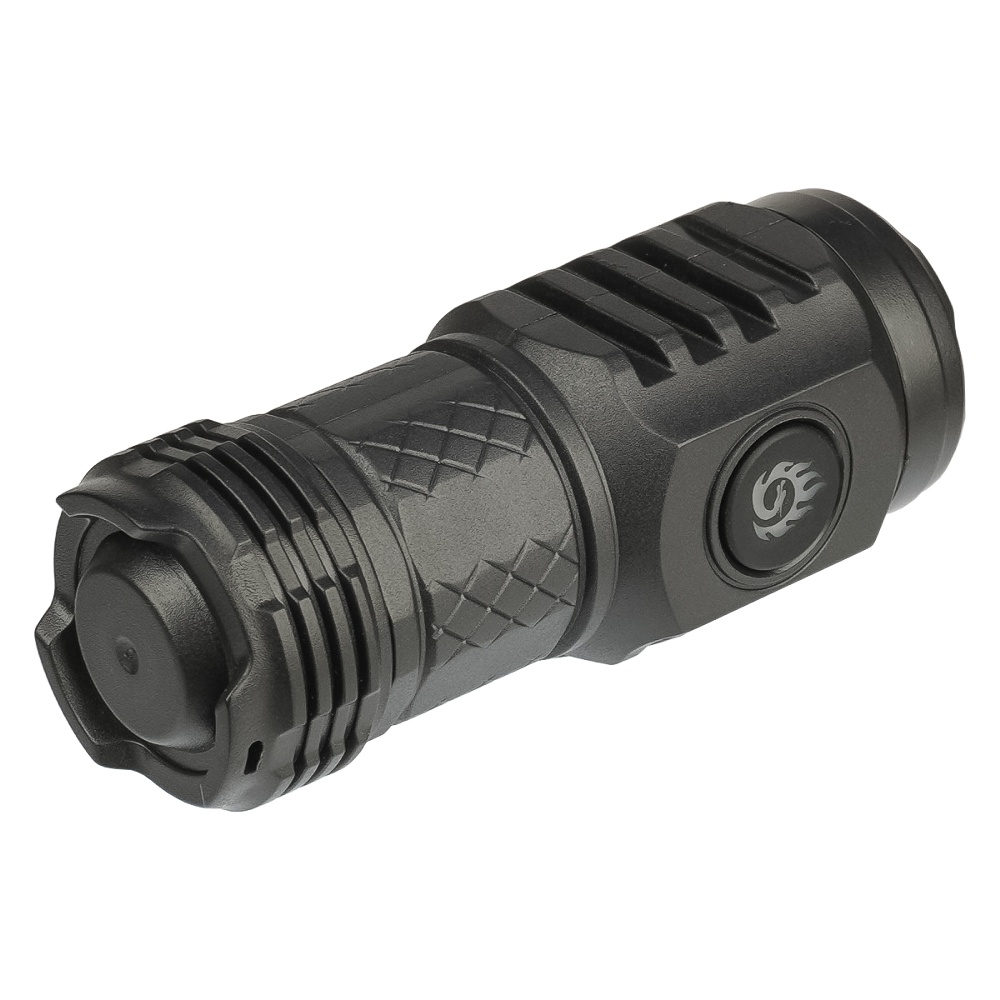 LED фонарик аккумуляторный L-S60 тройной 600 mAh black