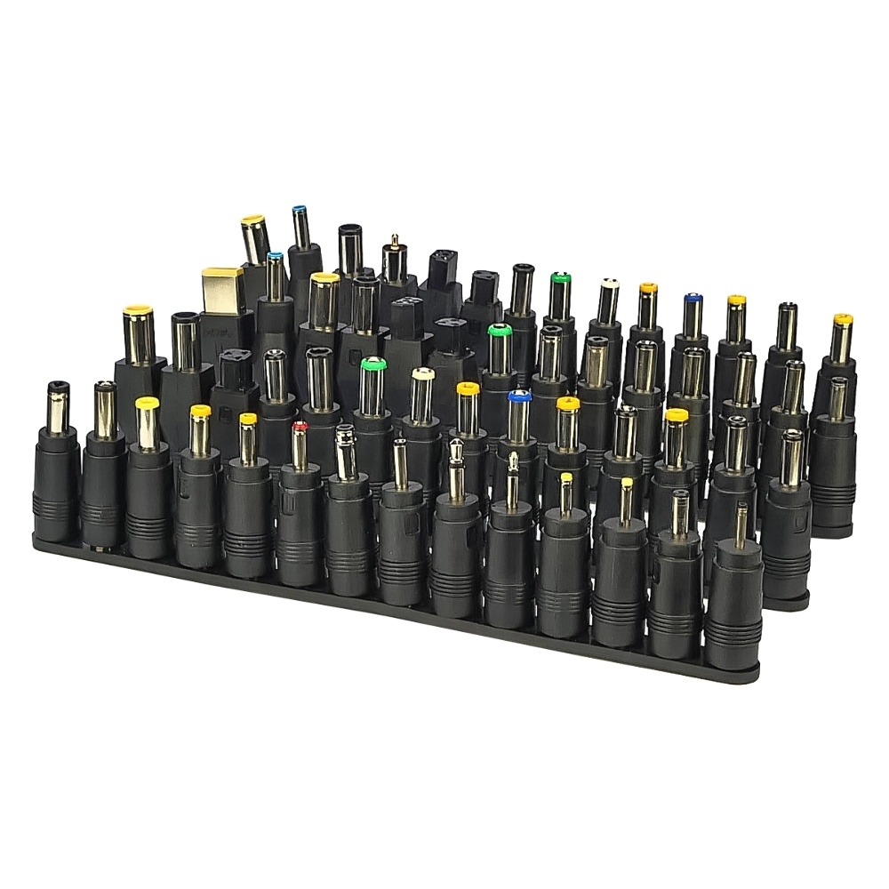 Набор переходников, 56 шт, для подключения ноутбуков и мониторов к лабораторным блокам питания