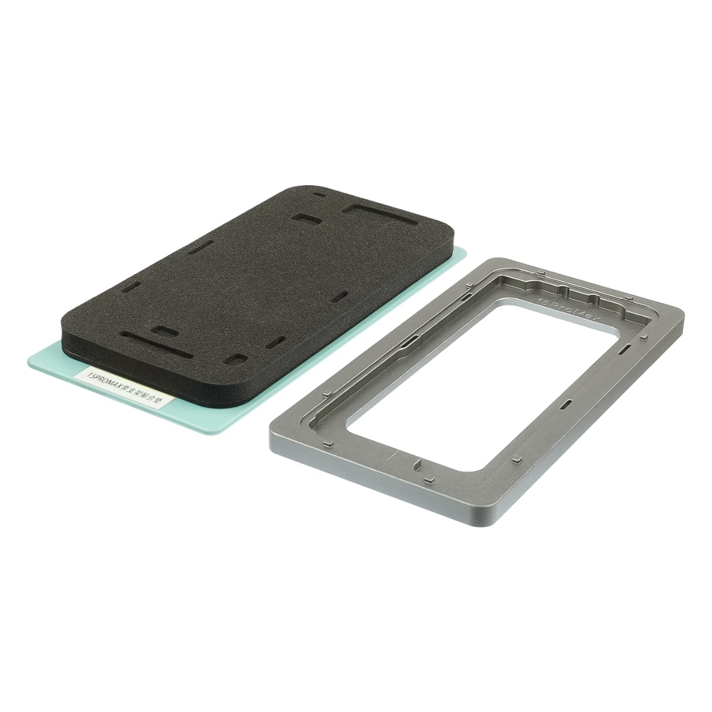 Комплект форм для Apple iPhone 15 Pro Max, для отцентровки и склеивания дисплея со стеклом