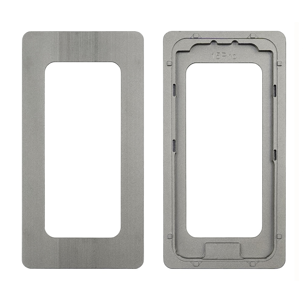 Комплект форм для Apple iPhone 15 Pro, для отцентровки и склеивания дисплея со стеклом