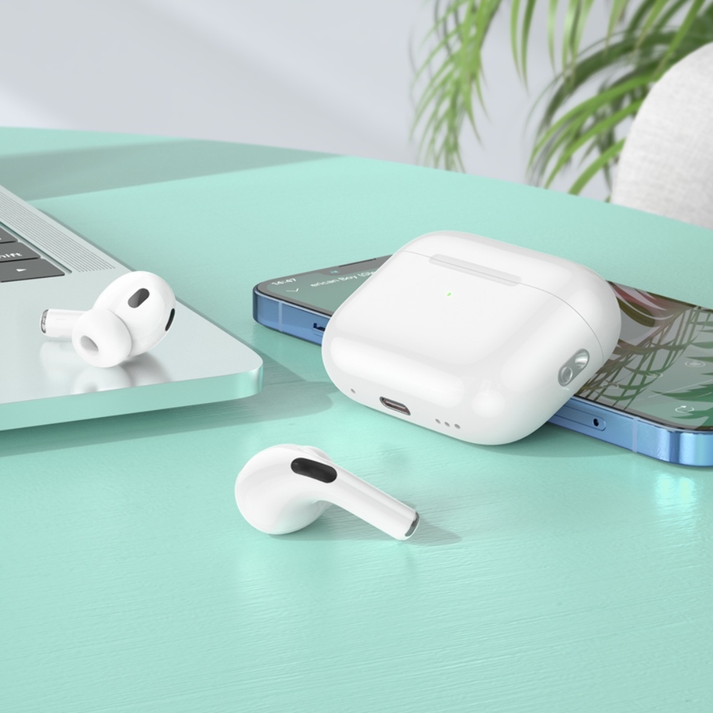 Беспроводные TWS наушники Borofone BW63 вакуумные white