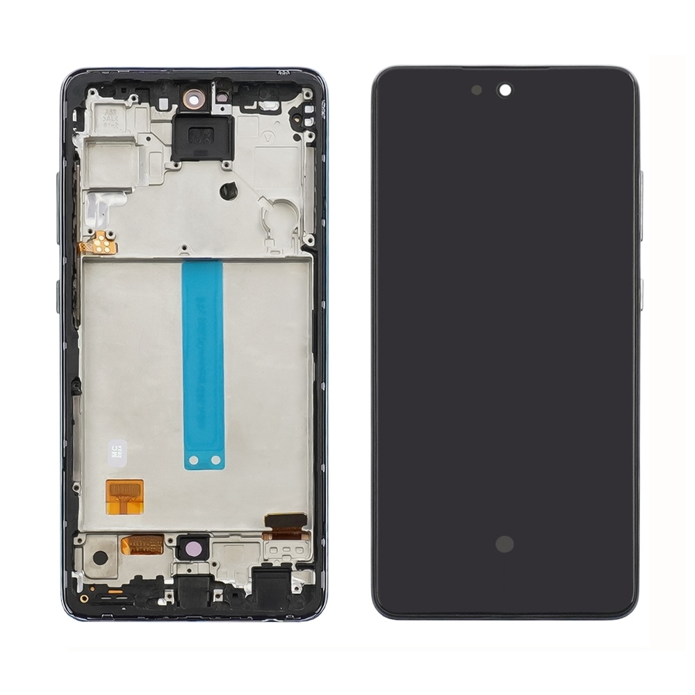 Дисплей Samsung SM-A528 Galaxy A52s 5G, чорний | з тачскріном | в передній панелі | High Copy, OLED | дисплейный модуль, экран