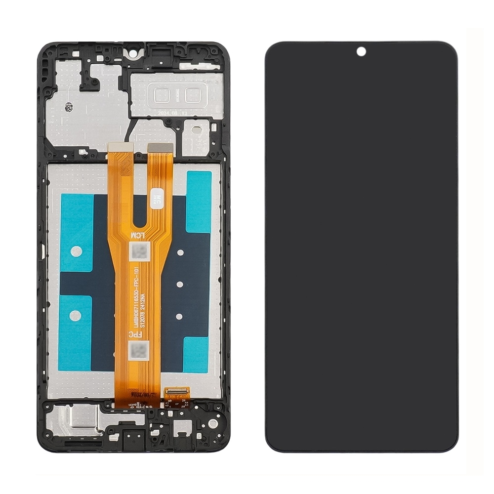 Дисплей Samsung SM-A065 Galaxy A06, чорний | з тачскріном | в передній панелі | High Copy | дисплейный модуль, экран