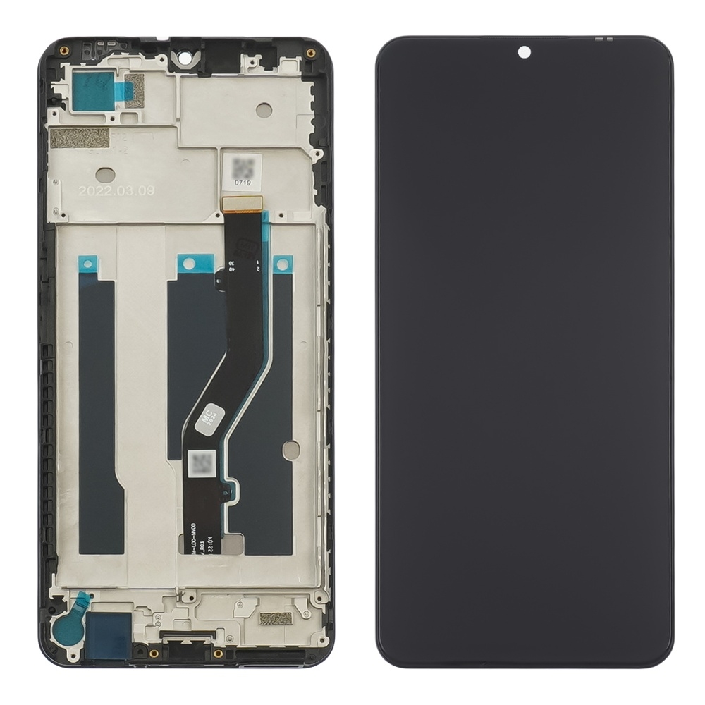 Дисплей ZTE Blade V40 Vita, чорний | з тачскріном | в передній панелі | High Copy | дисплейный модуль, экран