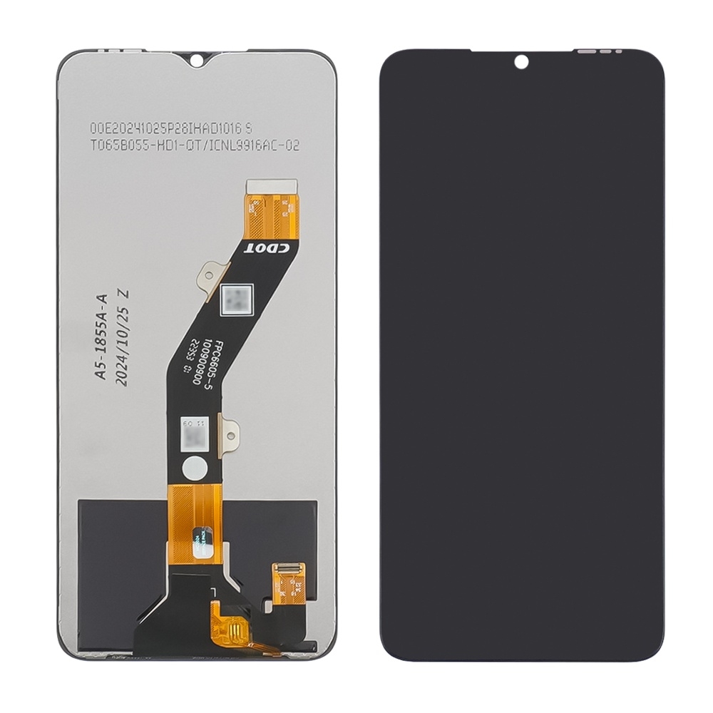 Дисплей Tecno Spark 10 (KI5q)/ 10C (KI5k), чорний | з тачскріном | Original, Service Pack | дисплейный модуль, экран