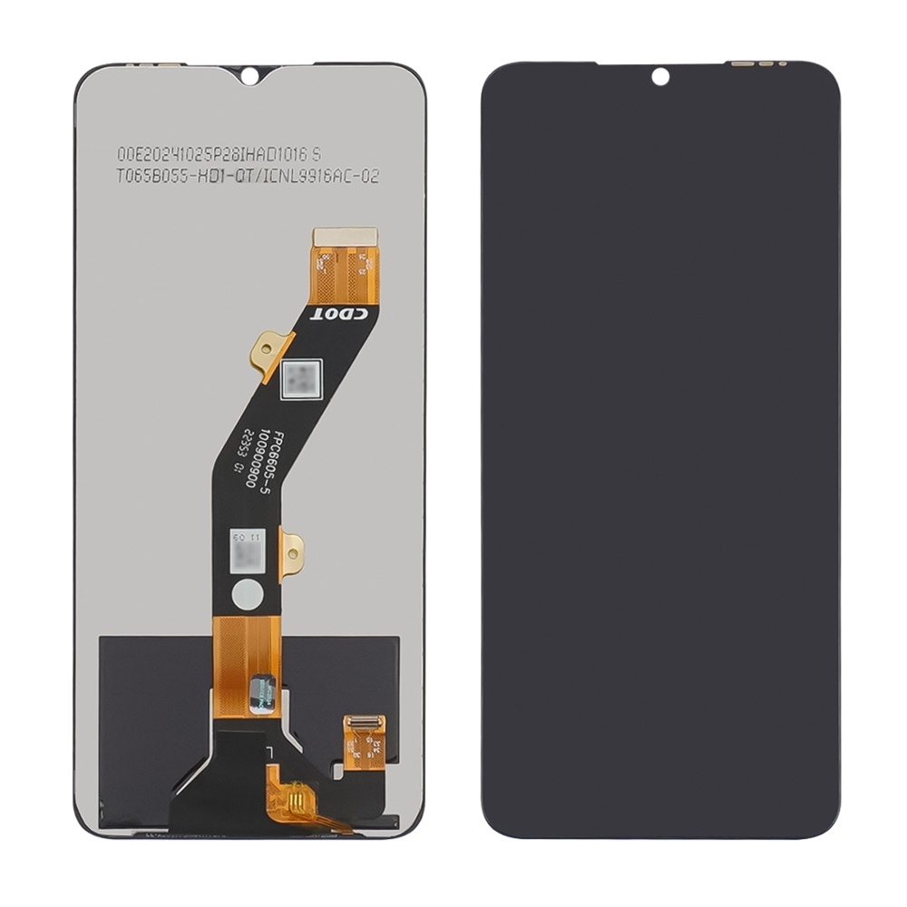 Дисплей Tecno Spark 10C (KI5k), чорний | з тачскріном | Original, Service Pack | дисплейный модуль, экран