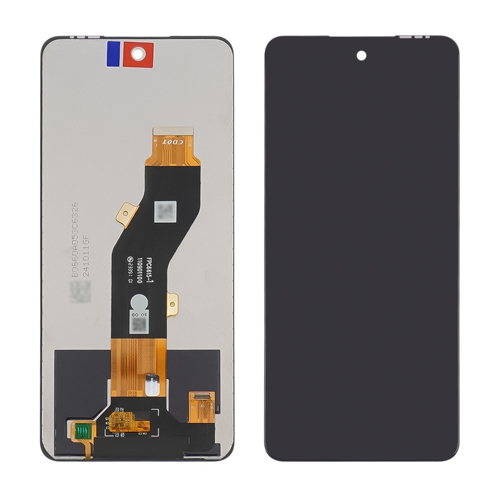 Дисплей Tecno Pop 8, Spark 20, KJ5, KJ5n, Spark 20C, BG7, Spark Go 2024, BG6, Infinix Hot 40i, X6528B, Smart 8, X6525, чорний | з тачскріном | Original (PRC), Service Pack | дисплейный модуль, экран