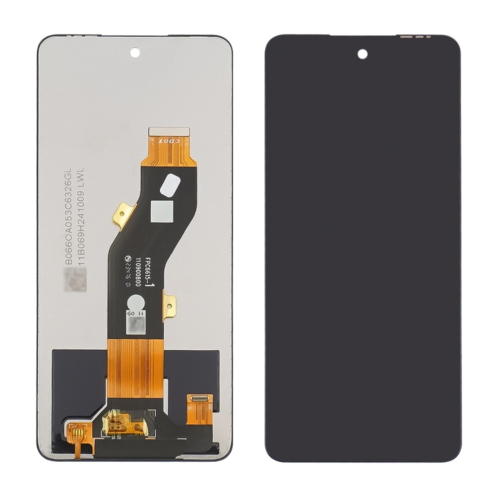 Дисплей Tecno Pop 8, Spark 20, KJ5, KJ5n, Spark 20C, BG7, Spark Go 2024, BG6, Infinix Hot 40i, X6528B, Smart 8, X6525, чорний | з тачскріном | Original (PRC), Service Pack | дисплейный модуль, экран