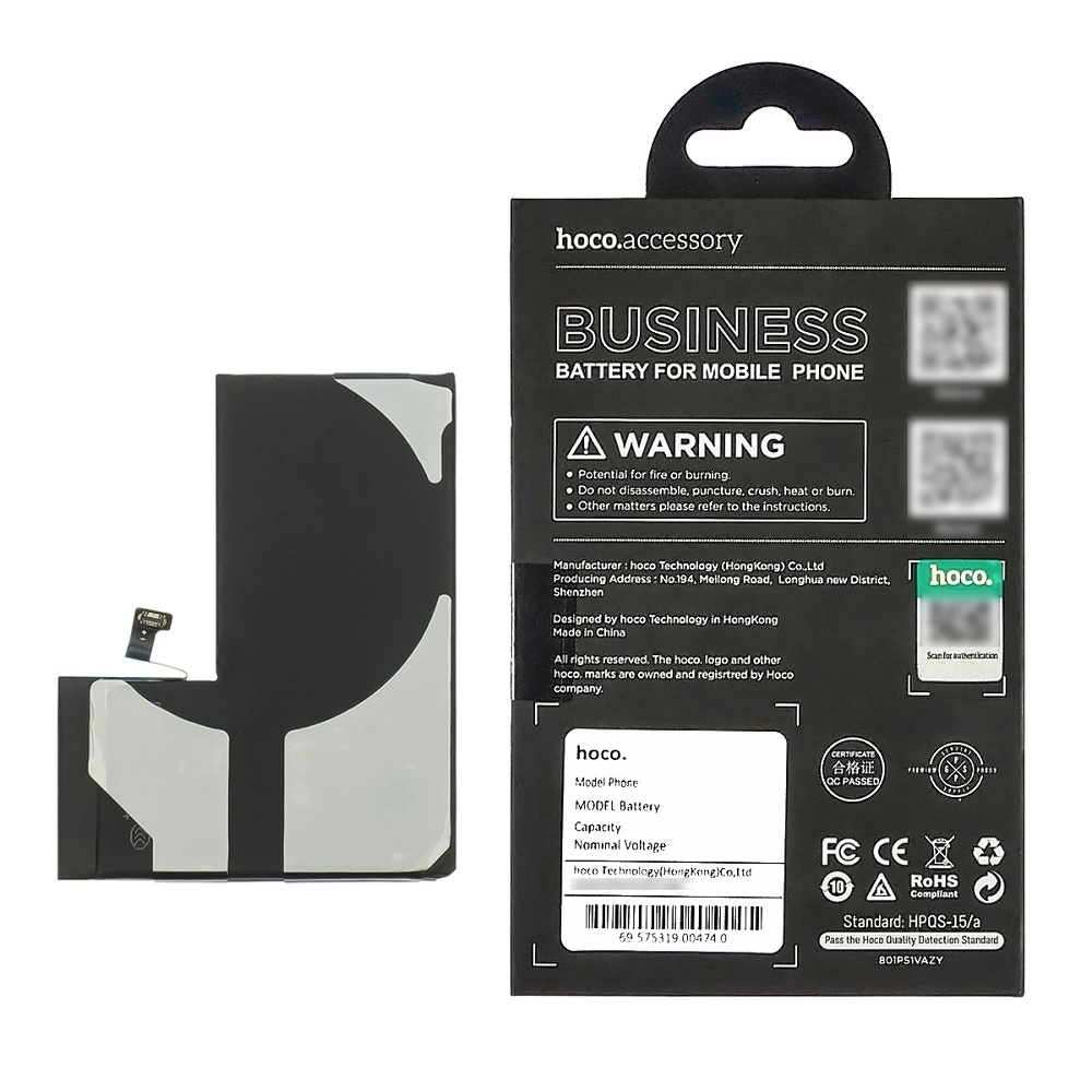 Акумулятор Apple iPhone 13 Pro, A2656, Hoco | 3-12 міс. гарантії | АКБ, батарея, аккумулятор